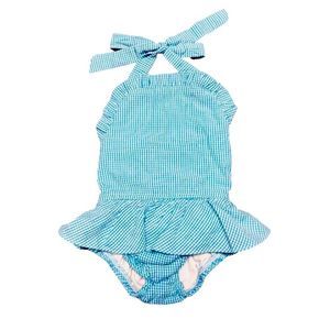 NWOT- MONOGRAMMABLE ONE PIECE SWIMSUIT|TODDLER|Sz 18 MONTHS  SKU-C-5